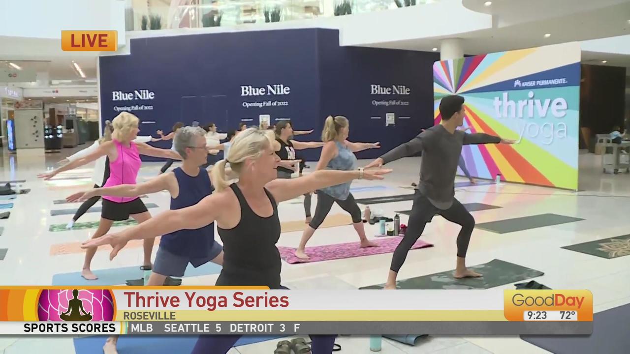 Thrive Yoga Series At The Roseville Galleria Good Day Sacramento