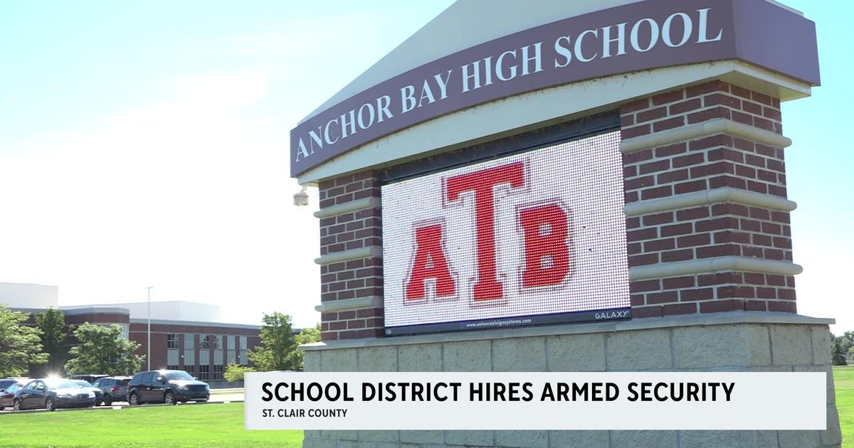 Anchor Bay School District to hire armed security - CBS Detroit