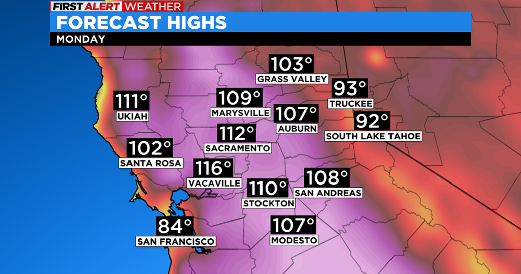 Excessive heat warnings issued over Labor Day weekend - CBS Sacramento