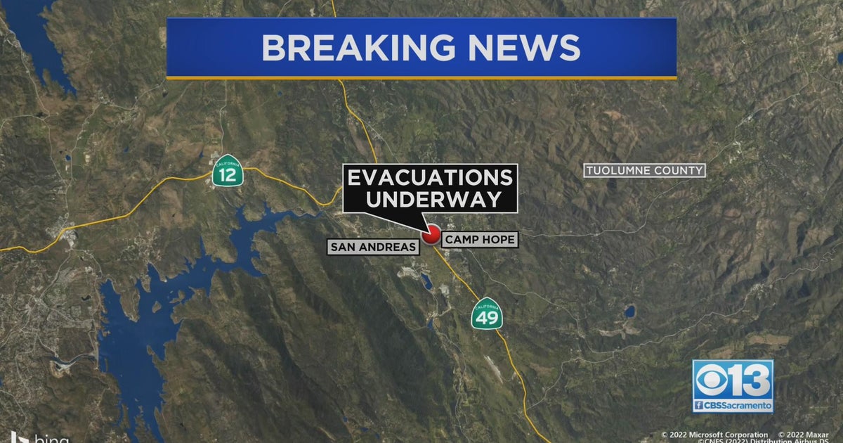 Fire near Camp Hope causes evacuation orders to be issued