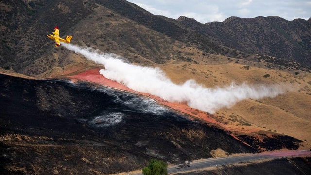 The Route Fire Burns in Castiac, CA 
