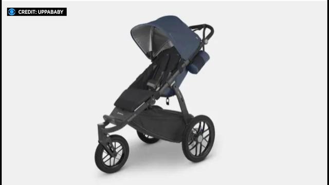 An UPPAbaby RIDGE jogging stroller 