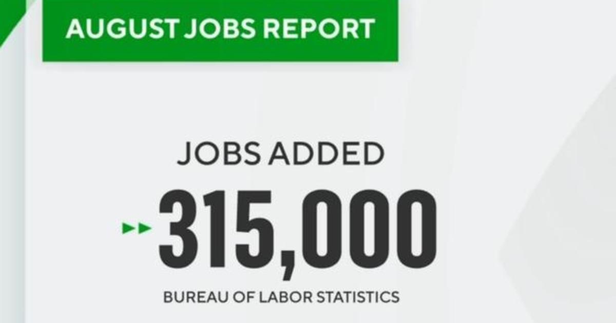 What does August's jobs report mean for the economy? CBS News