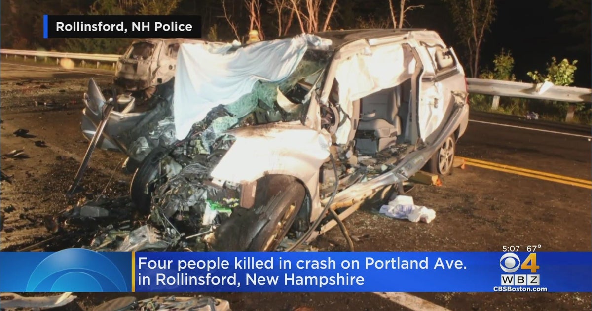 4 killed in Rollinsford, New Hampshire crash CBS Boston