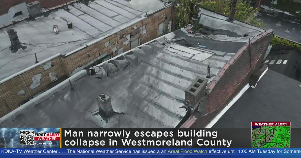 Building Collapses In Monessen During Storm - CBS Pittsburgh