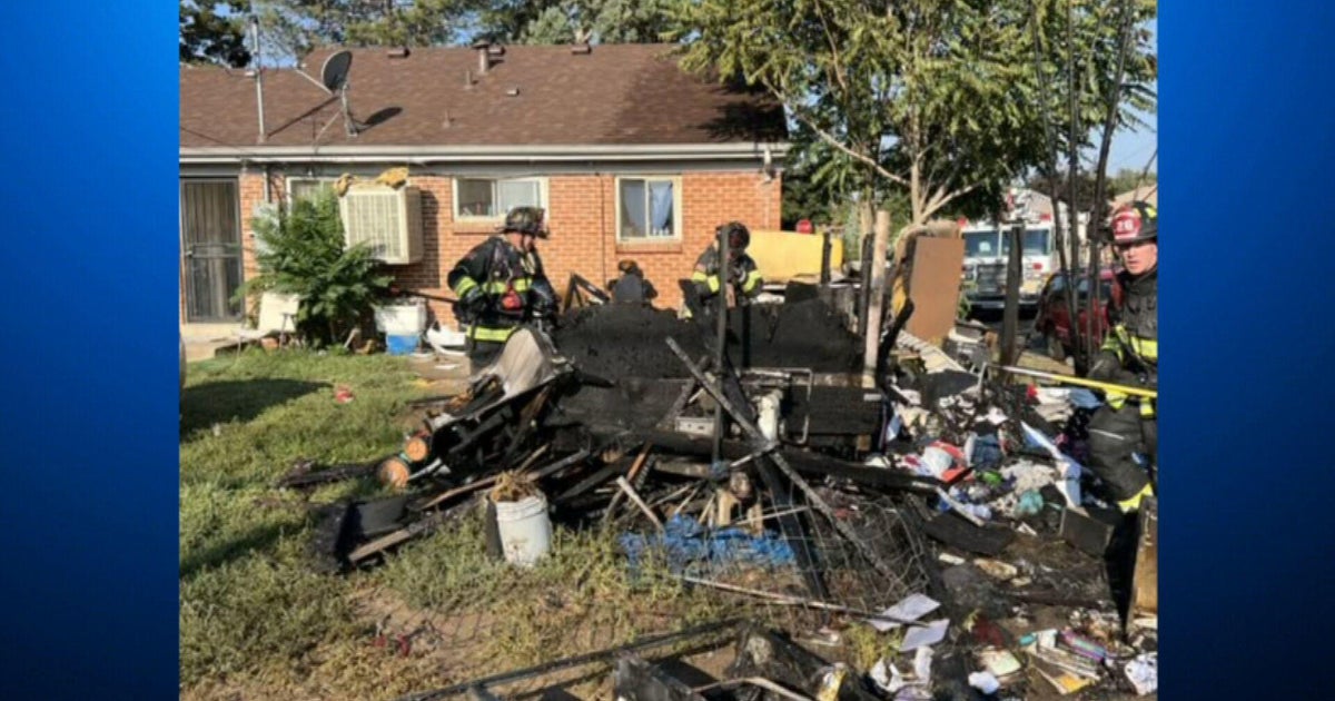 1 hurt in camper fire - CBS Colorado