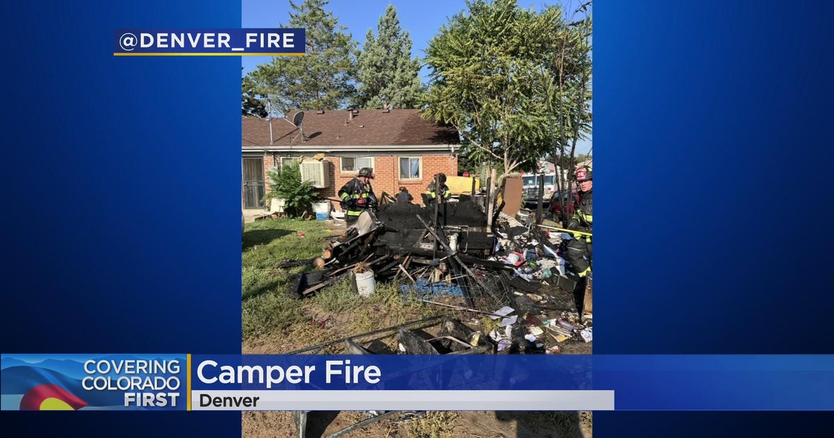 1 hurt in camper fire CBS Colorado