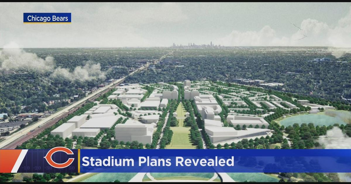 Bears reveal potential Arlington Heights stadium plans - CBS Chicago