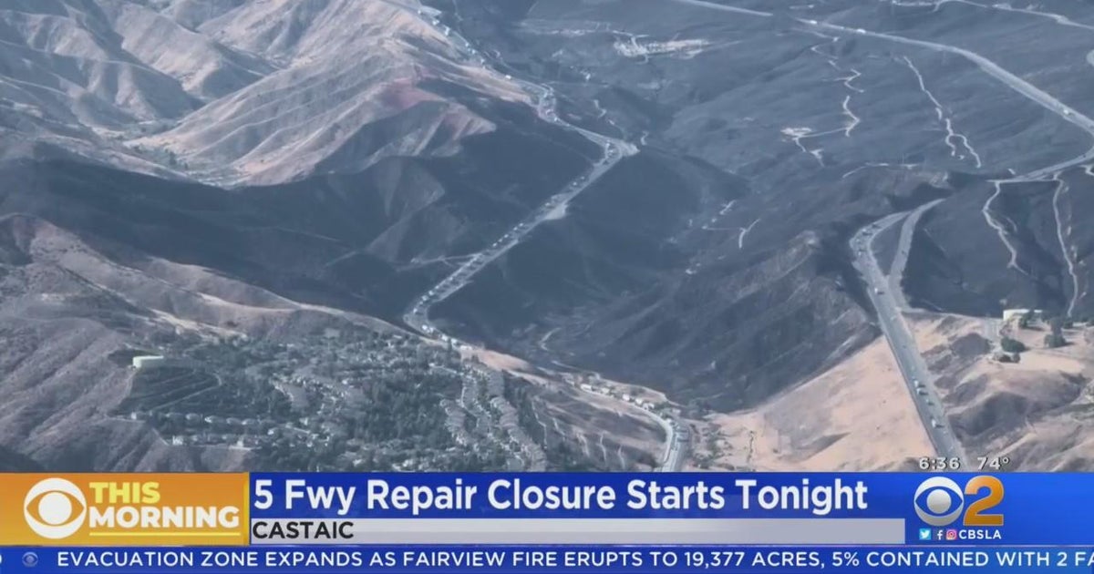 Overnight repairs on 5 Freeway in Castaic start tonight CBS Los Angeles