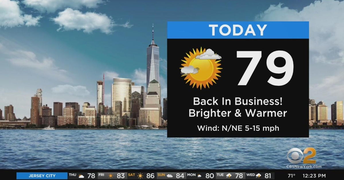 First Alert Weather: Back in business - CBS New York