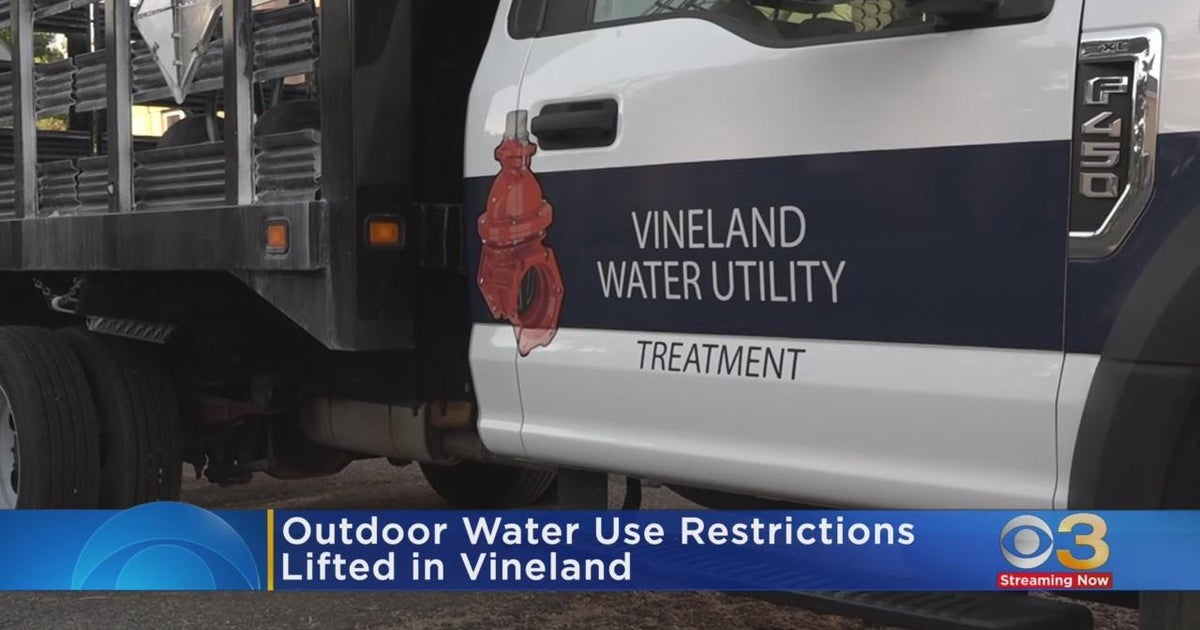 Outdoor water use restrictions lifted in Vineland CBS Philadelphia