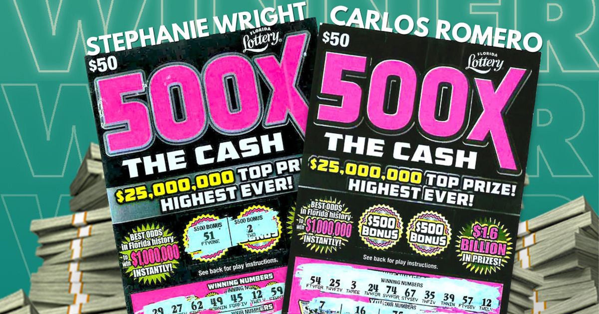 Two Miami-Dade citizens won a million pounds just about every enjoying a Florida Lottery scratch off activity