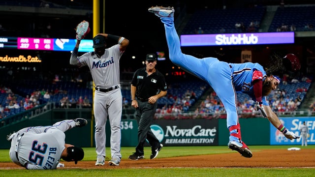 Marlins Phillies Baseball 