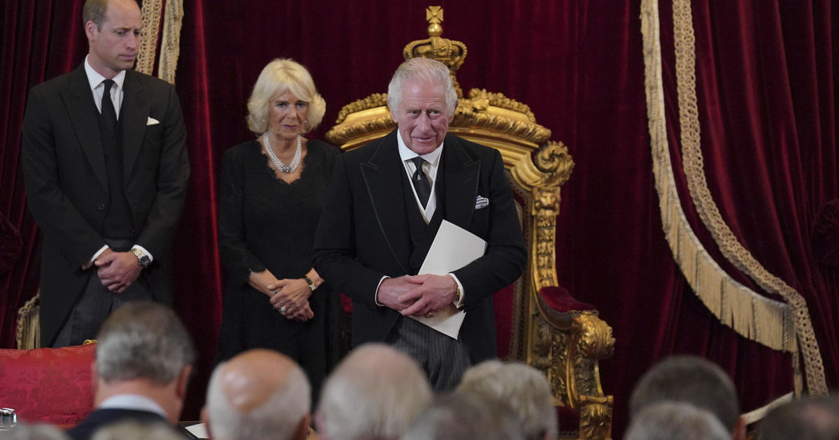 King Charles III formally proclaimed Britain’s new monarch in centuries-old Accession Council ceremony – CBS News