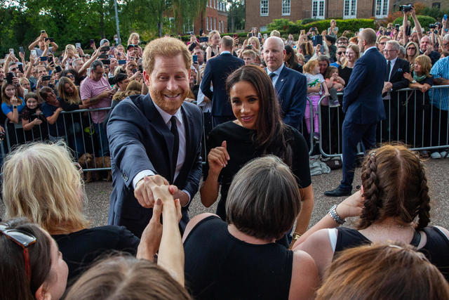 Talking Prince Harry and Meghan Markle at the Veuve Clicquot Polo