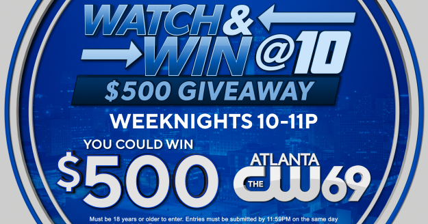 Contest Over - Watch Atlanta Now News this week for your ...