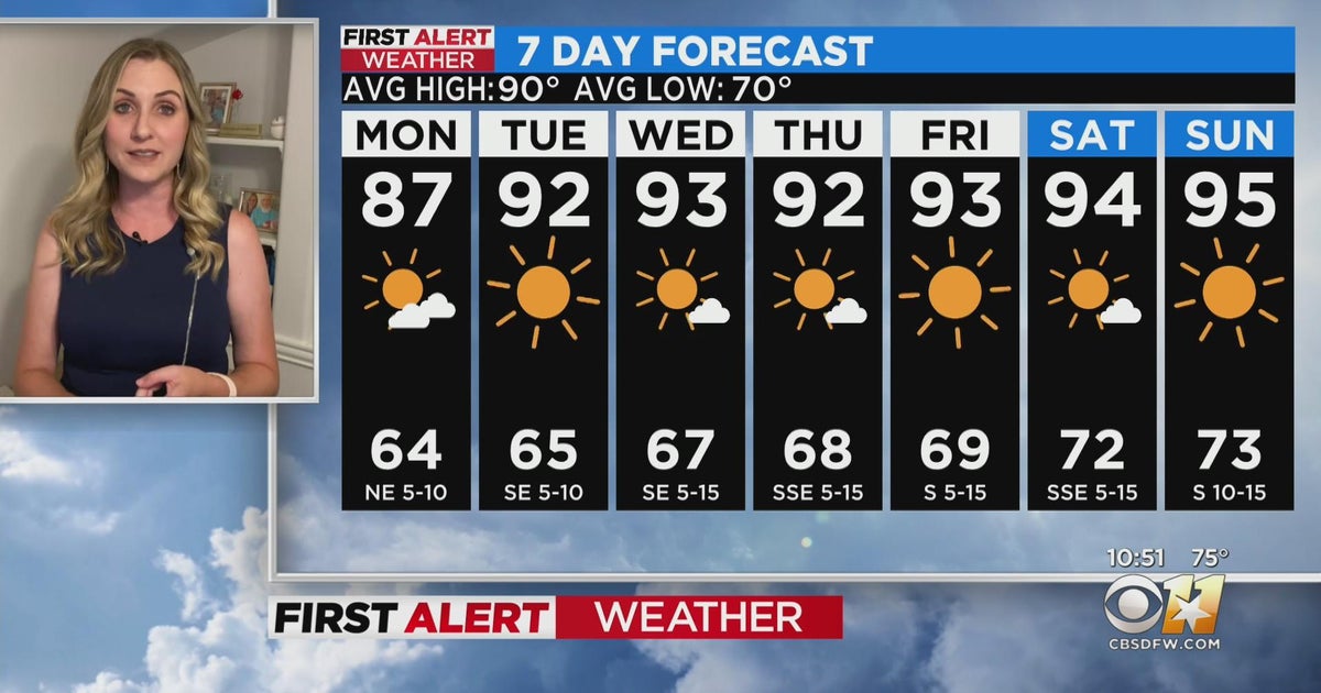 Cooler mornings ahead this week - CBS Texas