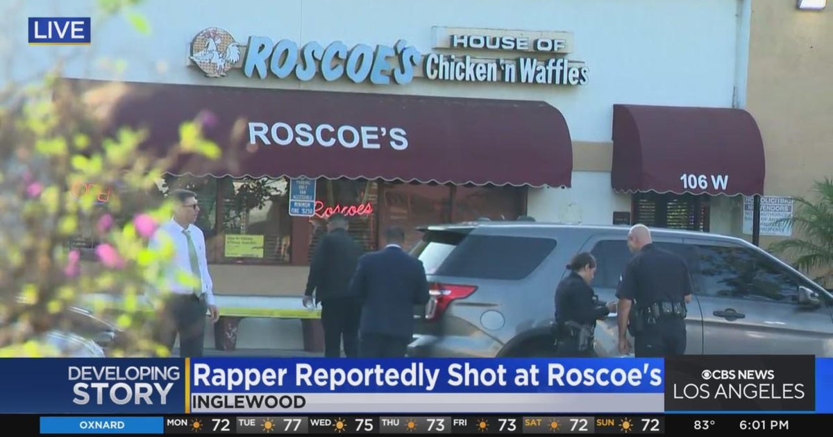 Rapper reportedly shot at Roscoe's in South Los Angeles CBS Los Angeles