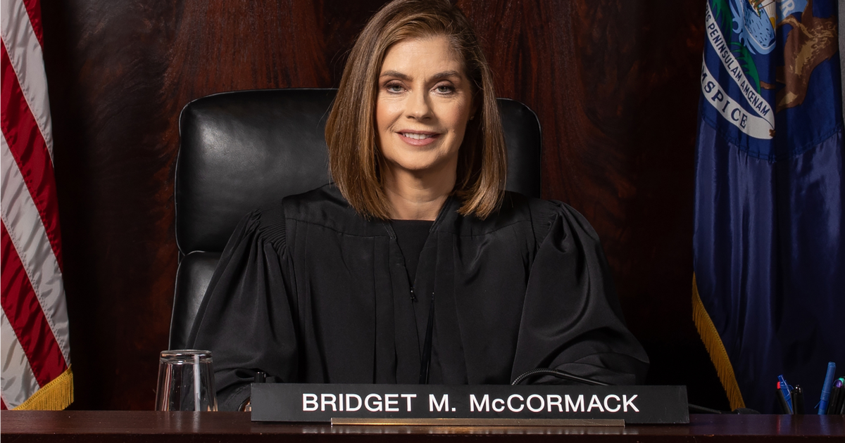 Chief Justice Bridget McCormack leaving Michigan Supreme Court to lead