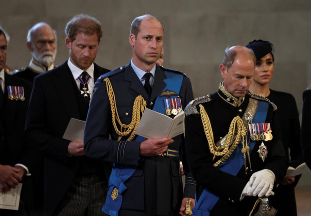 The Coffin Carrying Queen Elizabeth II Is Transferred From Buckingham Palace To The Palace Of Westminster 