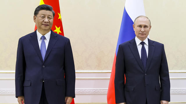 APTOPIX Uzbekistan Xi Putin Summit 
