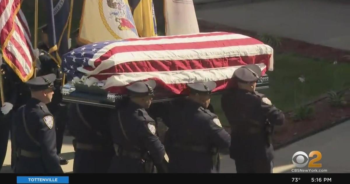 Funeral held for Port Authority Police Officer Anthony Varvaro - CBS ...