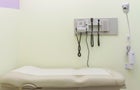A doctors office examination room 