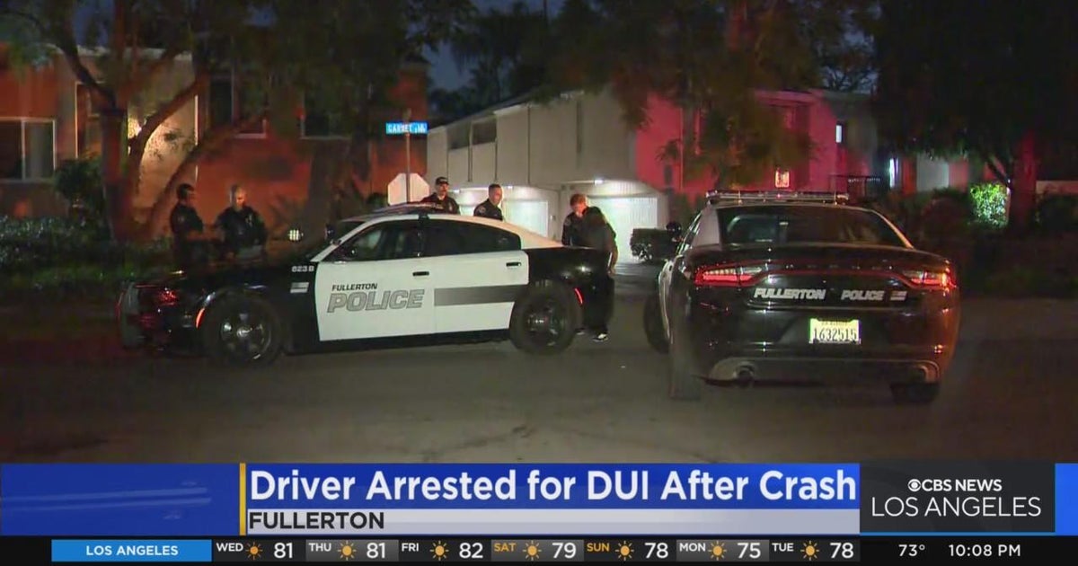 DUI driver arrested in Fullerton after causing multi-car crash ...