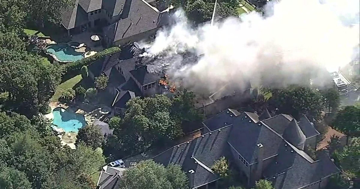Southlake house heavily damaged by fire CBS Texas