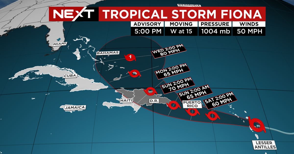 Fiona envisioned to hook north after soaking Puerto Rico, clipping Dominican Republic