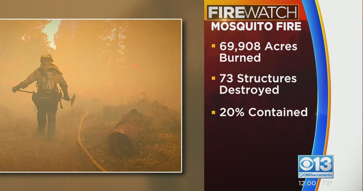 Mosquito Fire Grows To Nearly 70K Acres; Wet Weather Expected This ...