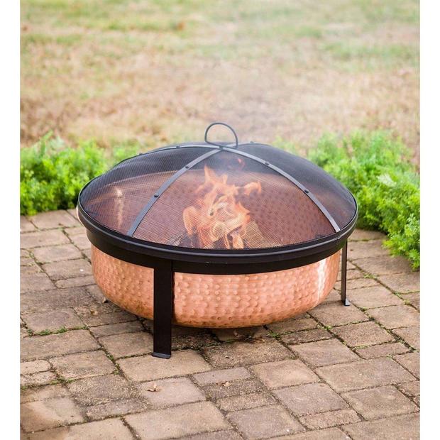 Better Homes & Gardens Wood Burning Copper Fire Pit 