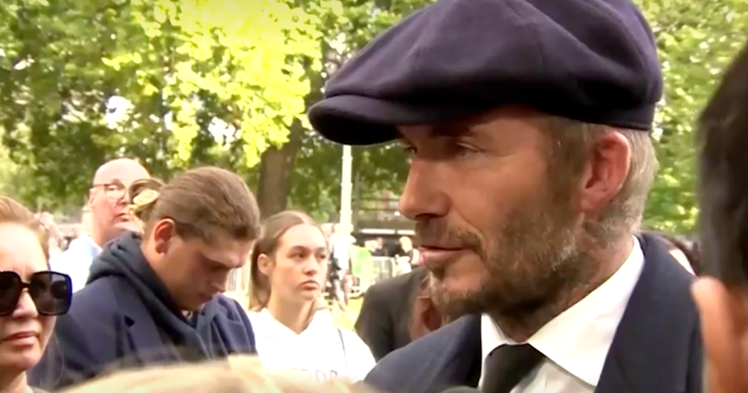 David Beckham's 12-hour wait in queue to see 'special' Queen