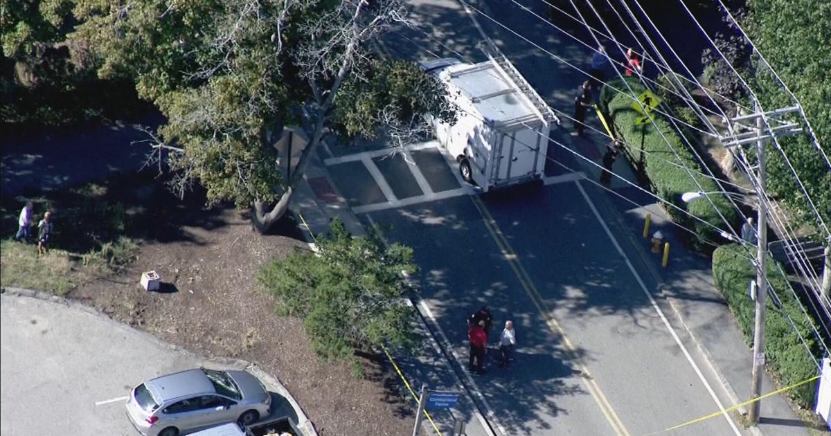 Woman dies after being hit by box truck in Rockport - CBS Boston