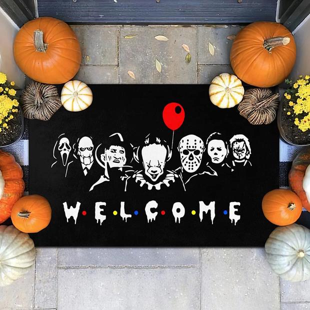 Halloween 'Welcome' doormat 