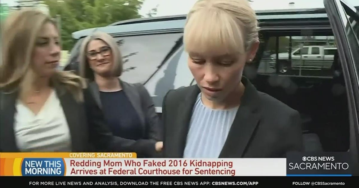 Sherri Papini arrives in court for sentencing CBS Sacramento