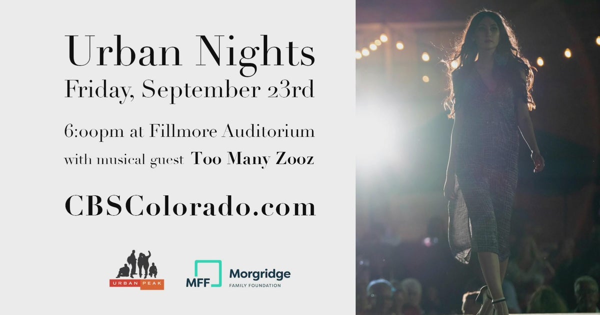 Urban Peak will host Urban Nights this Friday to raise funds CBS Colorado