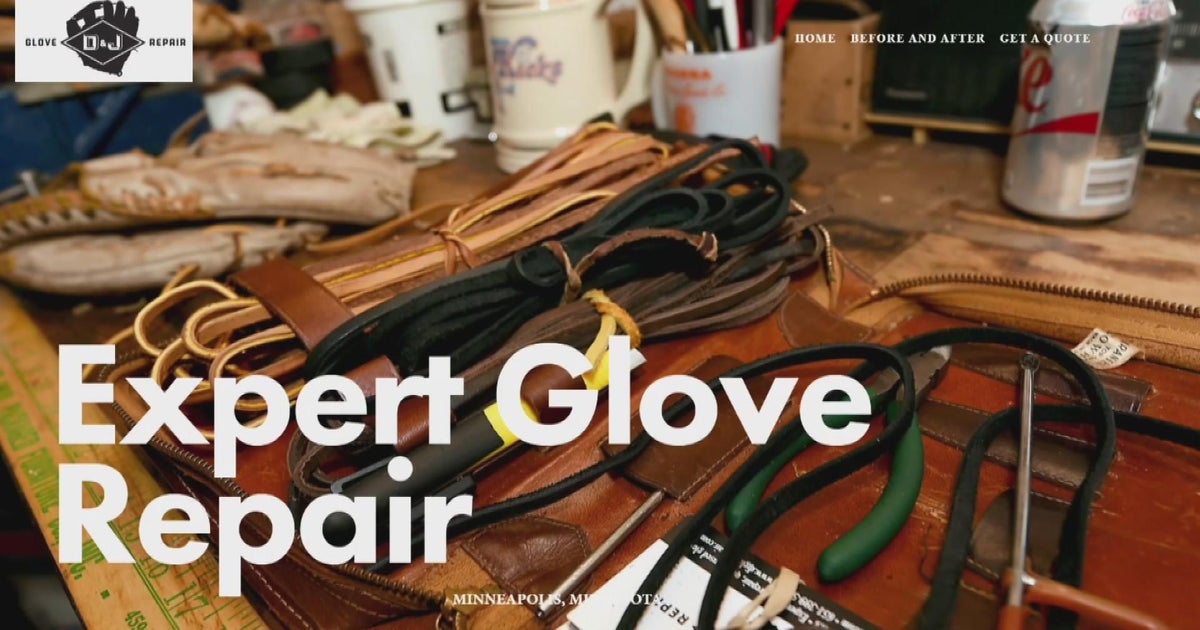 New glove repair shop opens in Minneapolis CBS Minnesota