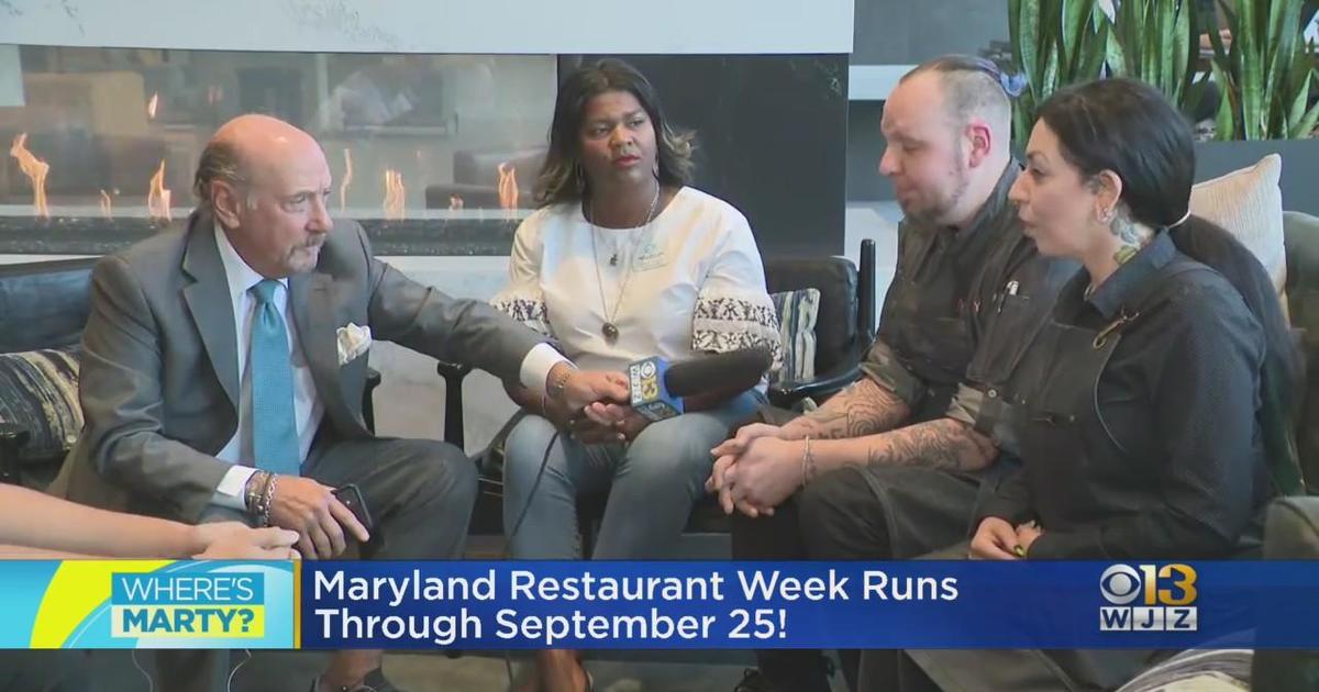 Where's Marty? Learning about the benefits of Maryland Restaurant Week