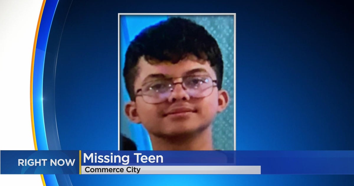Investigators search for missing 14-year-old in Commerce City - CBS ...
