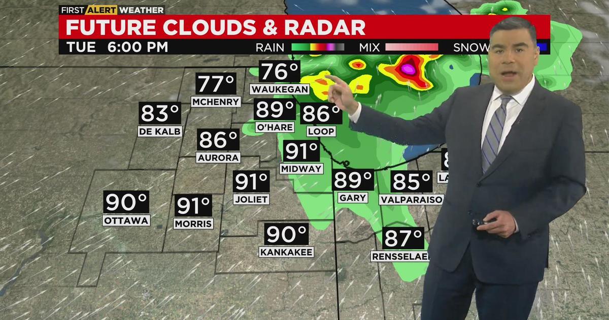 Chicago Weather Alert Tracking storms through Chicago area CBS Chicago