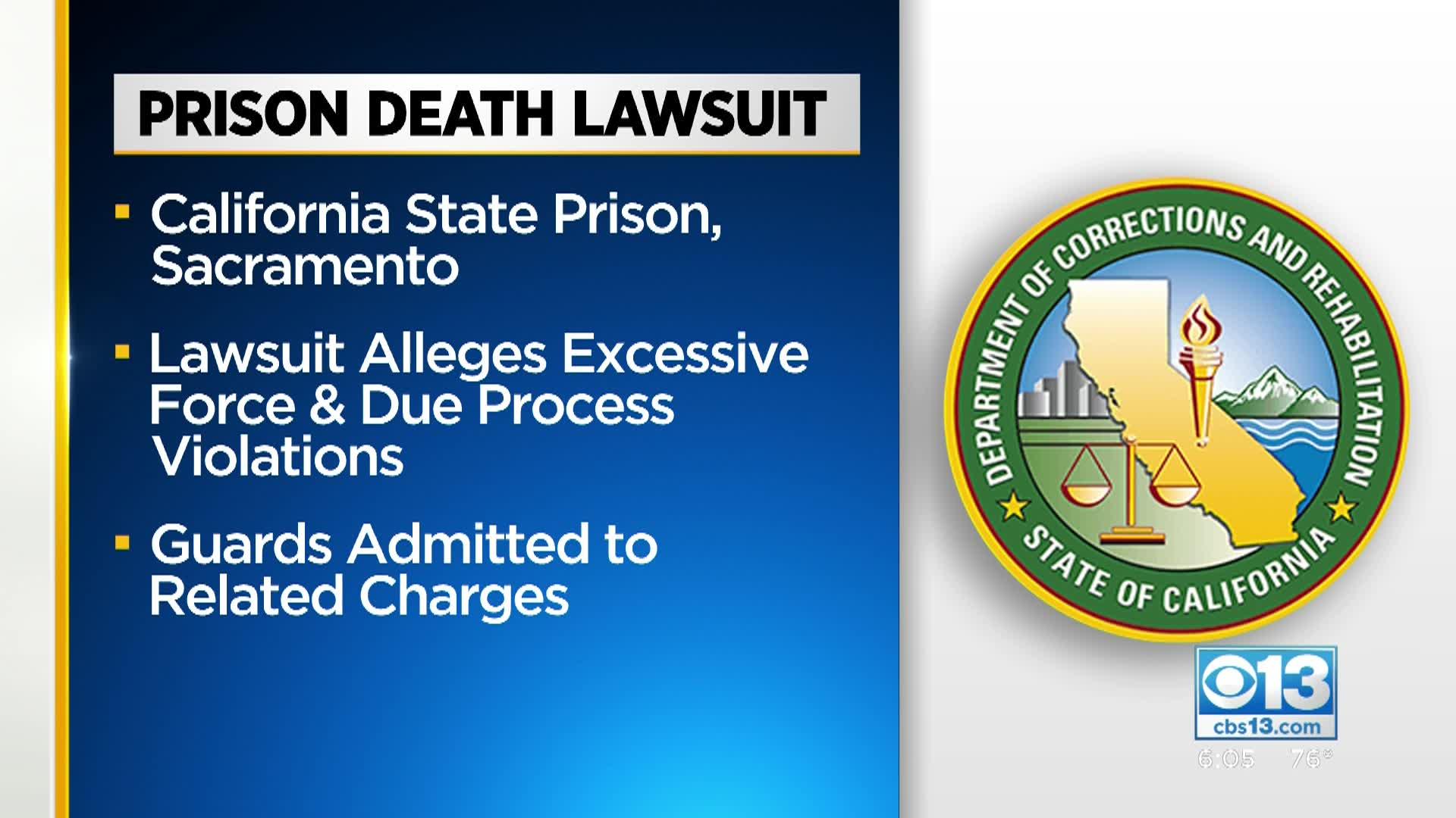 Family of California prison inmate who died of injury inflicted by 