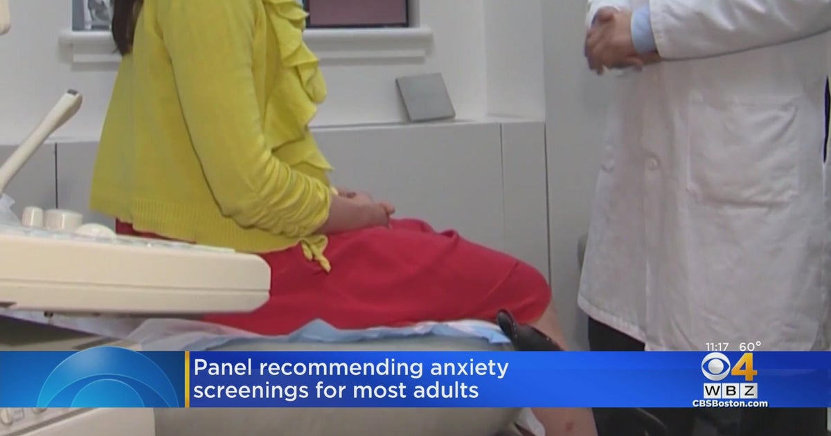Panel recommends anxiety screening for most adults - CBS Boston