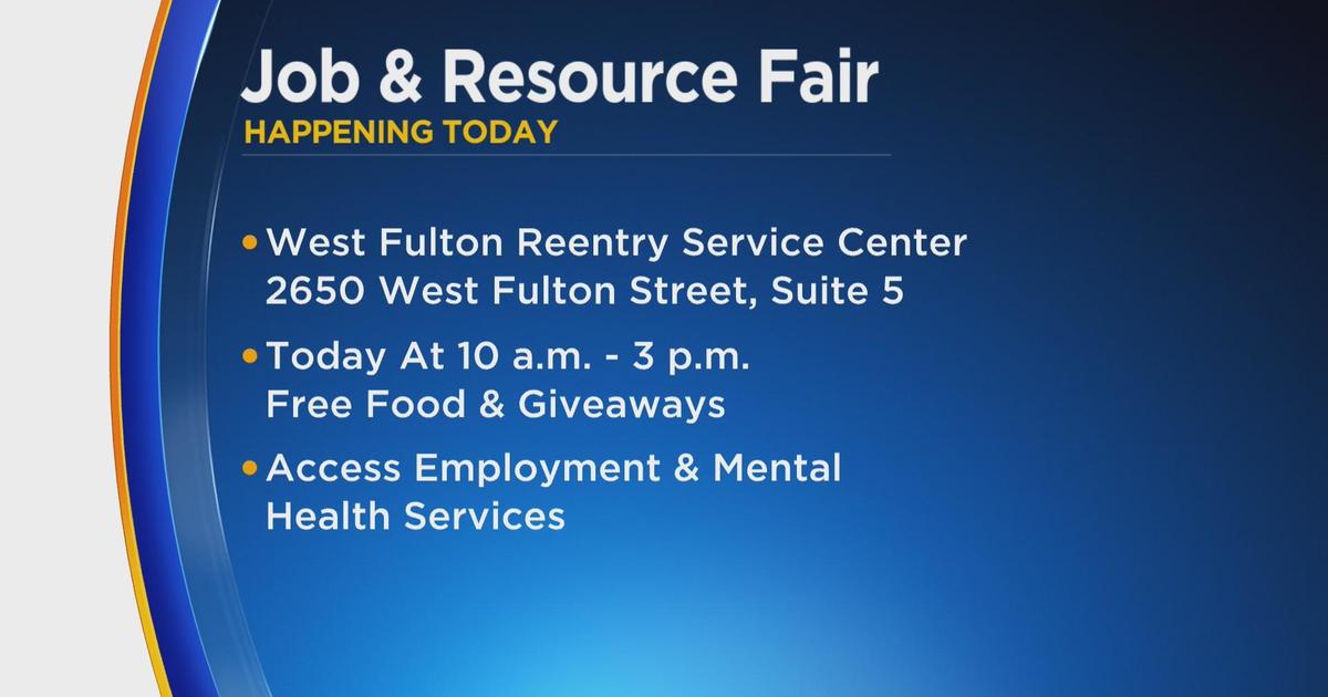 West Fulton Reentry Service Center hosting Job fair Wednesday CBS Chicago