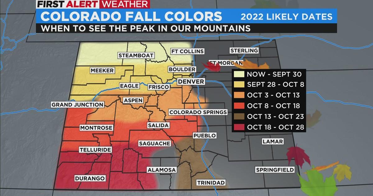 When and where to see fall colors in Colorado CBS Colorado