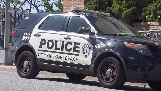 A City of Long Beach Police vehicle. 