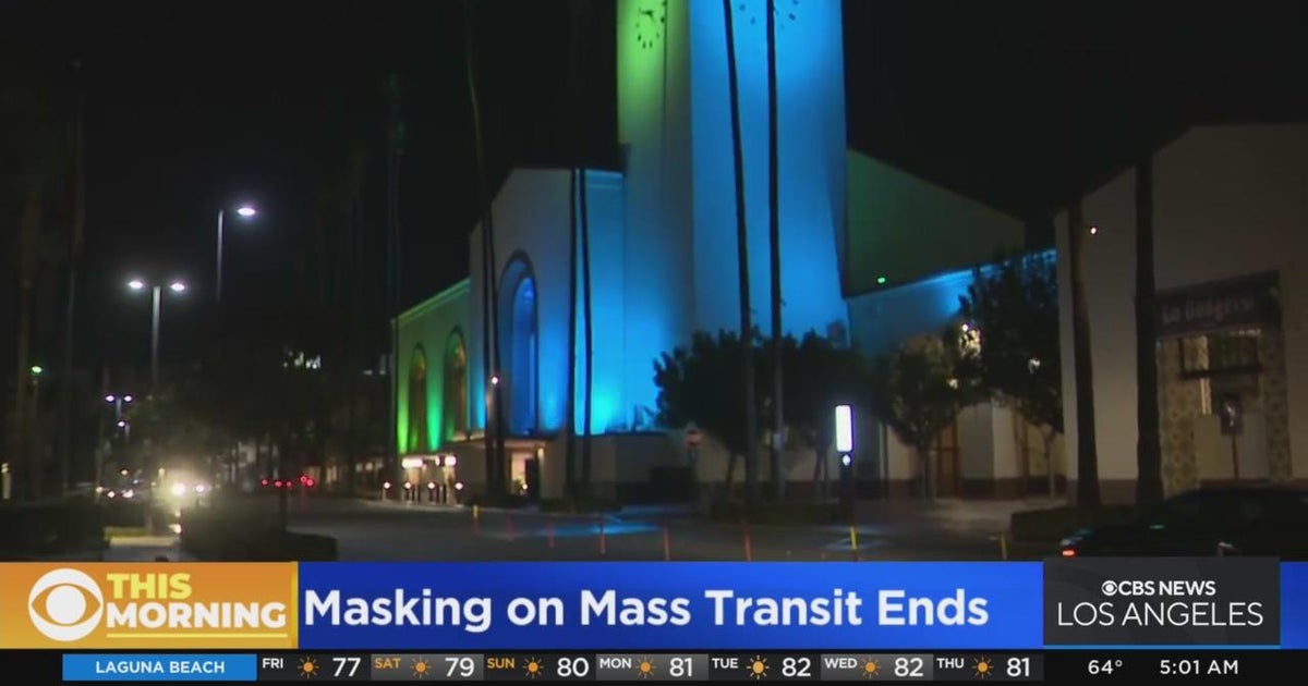LA County lifts mask requirement for public transit - CBS Los Angeles