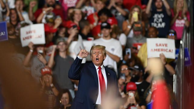 Former President Donald Trump Holds Rally In Ohio 