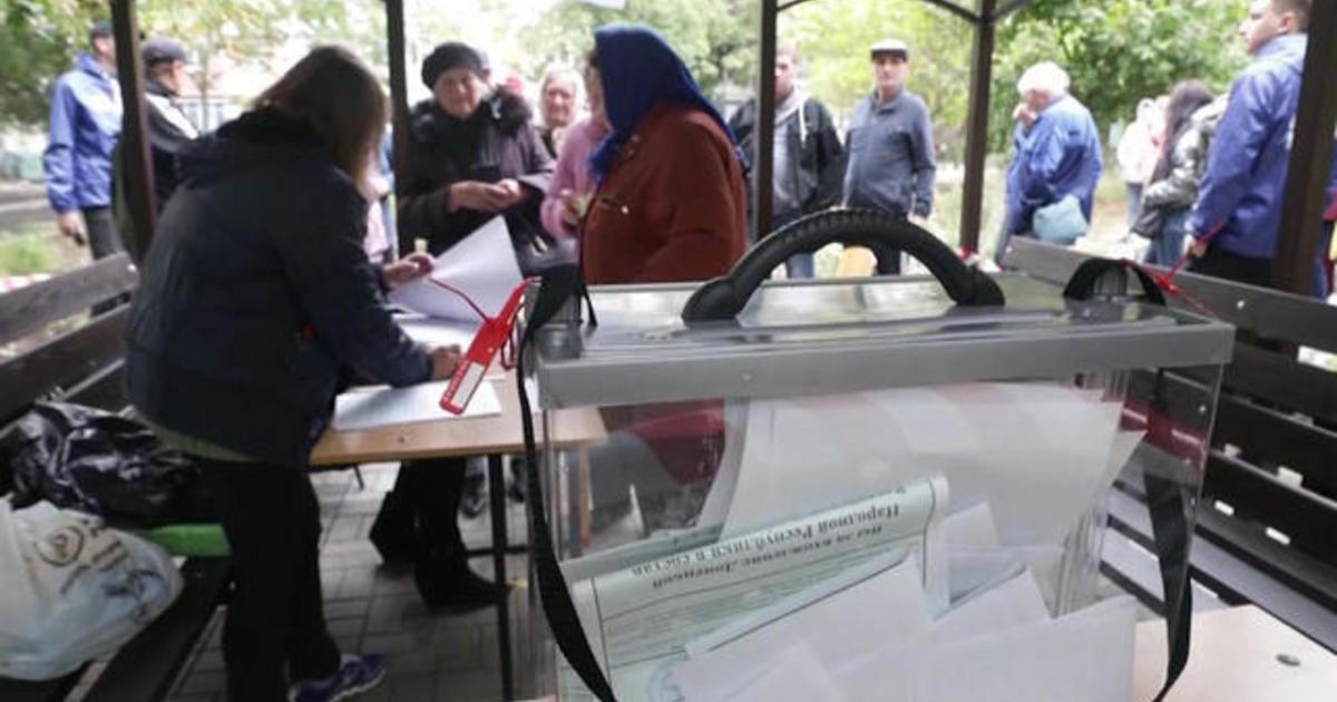 Kremlin-staged voting continues in the occupied regions of Ukraine