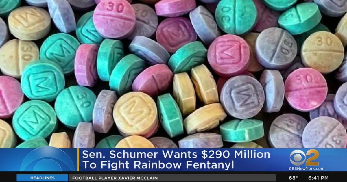 Sen. Schumer warns about dangers of rainbow fentanyl – CBS New York